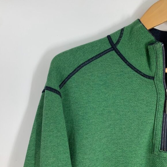 Tommy Bahama Men's Flip side Twill Reversible Half Zip Pullover Size XL - Picture 8 of 13